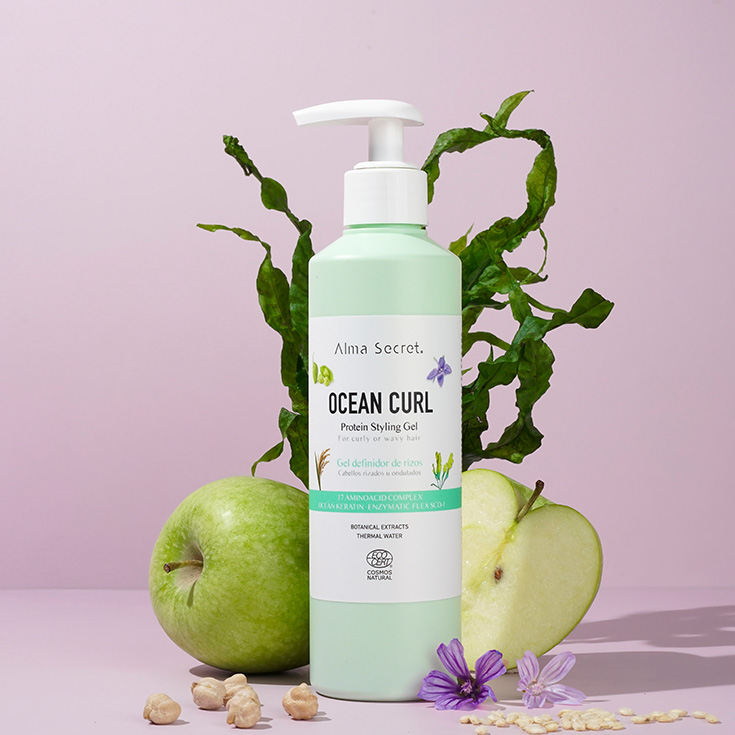 alma secret gel definidor de rizos ocean curl
