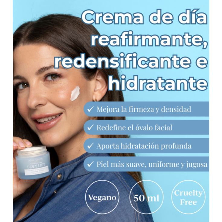 alma secret dewy lift crema rich 2% exosomas piel seca 50ml