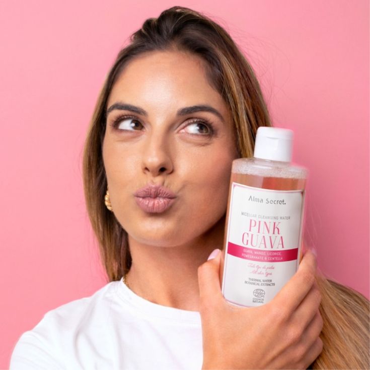 alma secret agua micelar pink guava 400ml