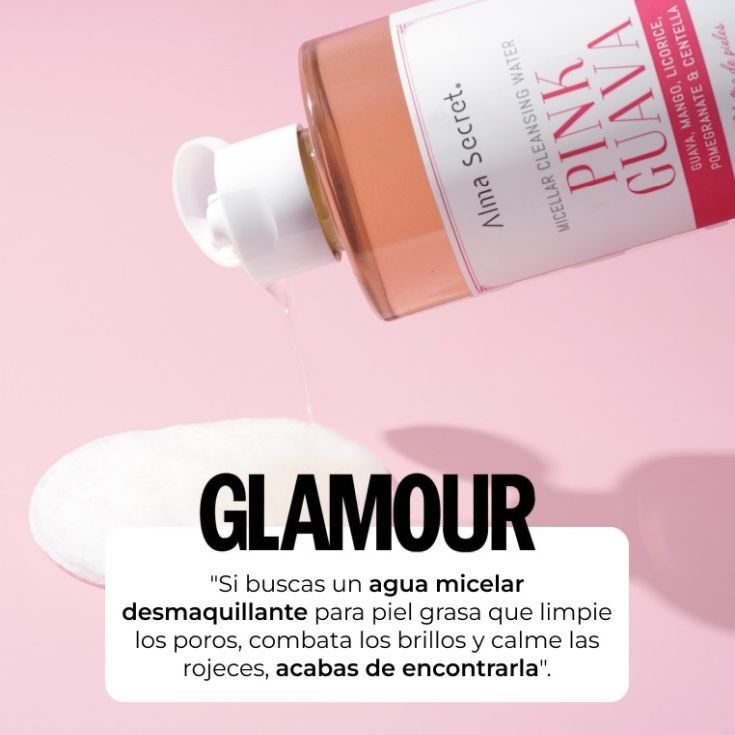 alma secret agua micelar pink guava 400ml