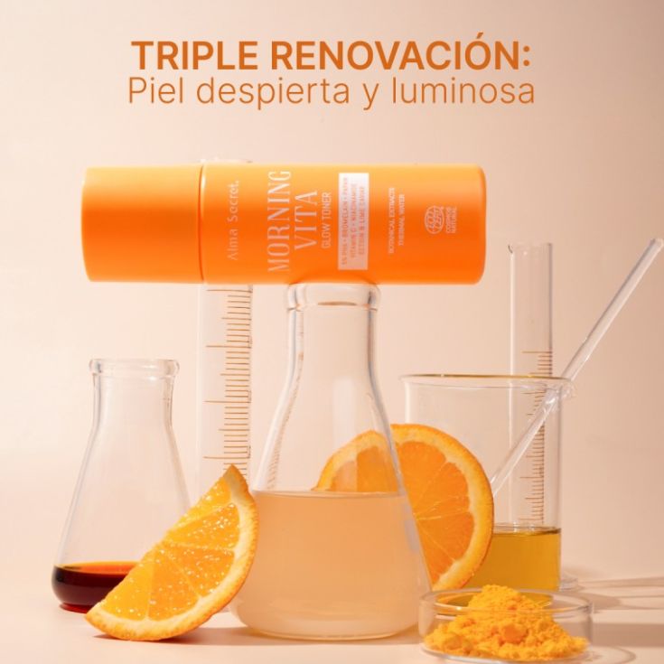 alma secret morning vita glow tonico exfoliante 150ml