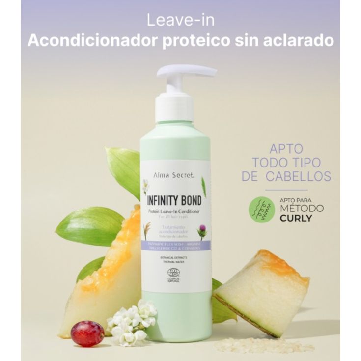 alma secret infinity bond leave-in acondicionador sin aclarado 250ml