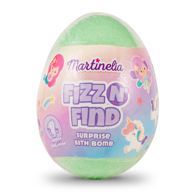 martinelia egg bath bomb huevo con sorpresa en interior 150gr