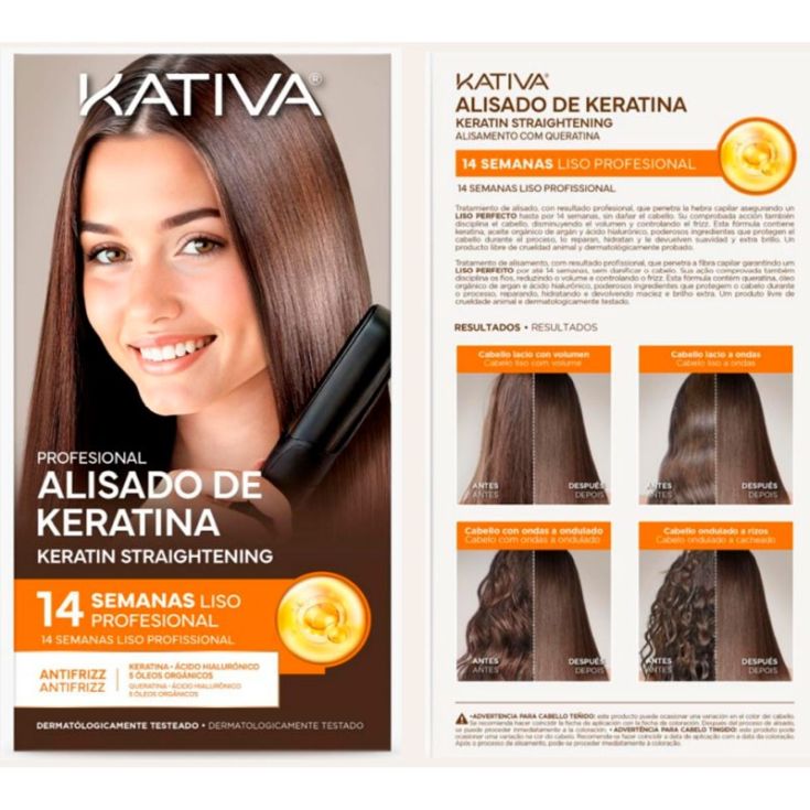 kativa keratin alisado brasileño+champu kativa keratin alisado brasileño+champu