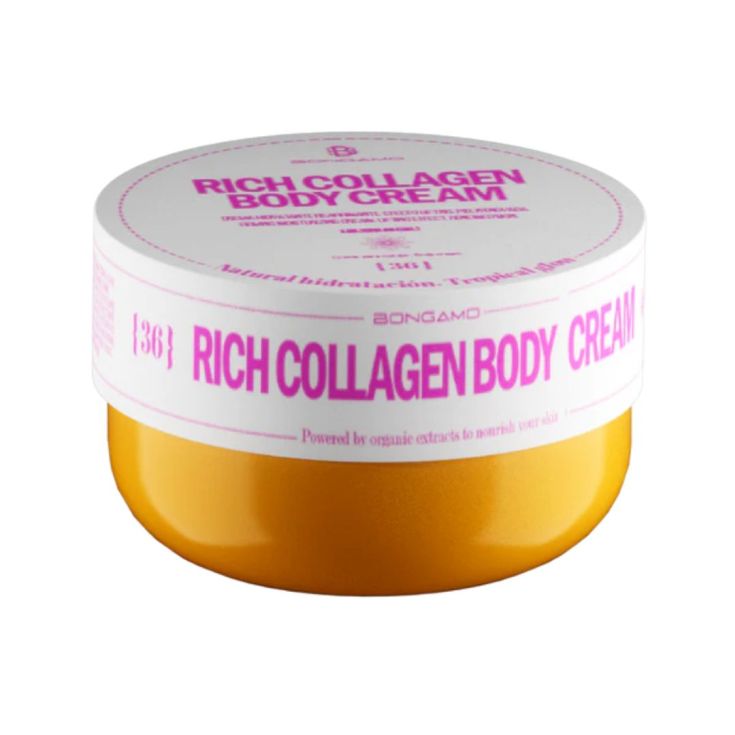 bongamo body cream rich collagen 200ml