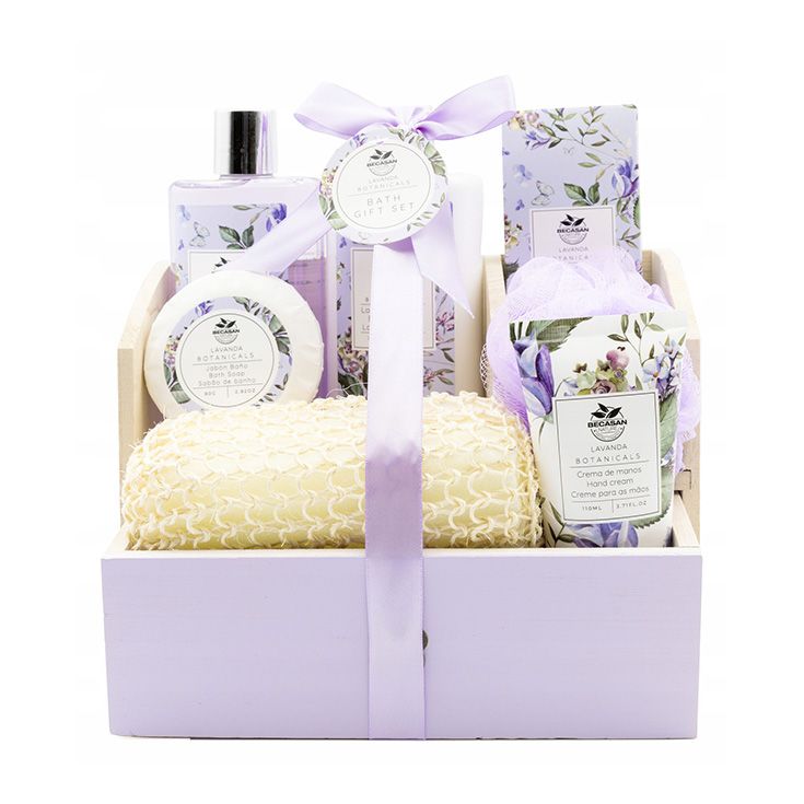caja de madera body secret lavanda