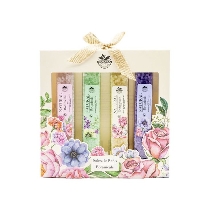 becasan set de sales de baño 4 piezas