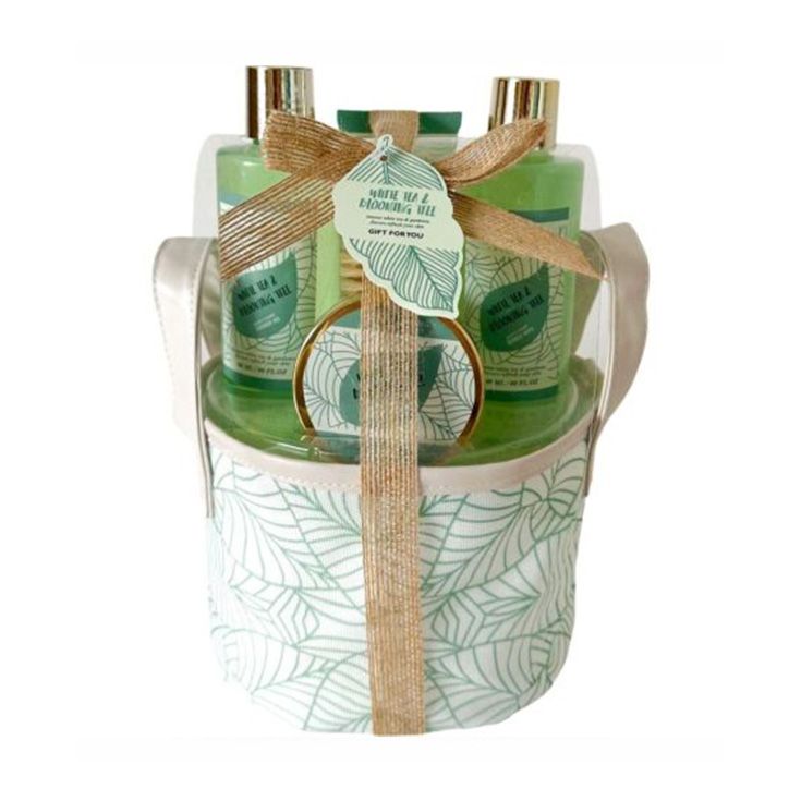 cesta tela white tea & blooming tree