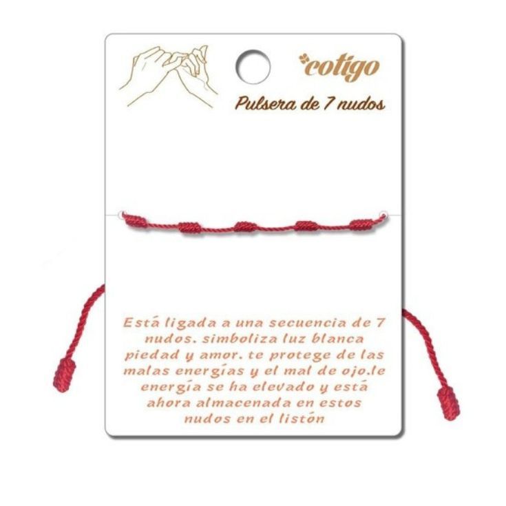 pulsera 7 nudos 