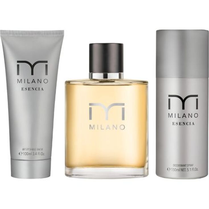 milano esencia eau de toilette 100ml estuche 3 piezas