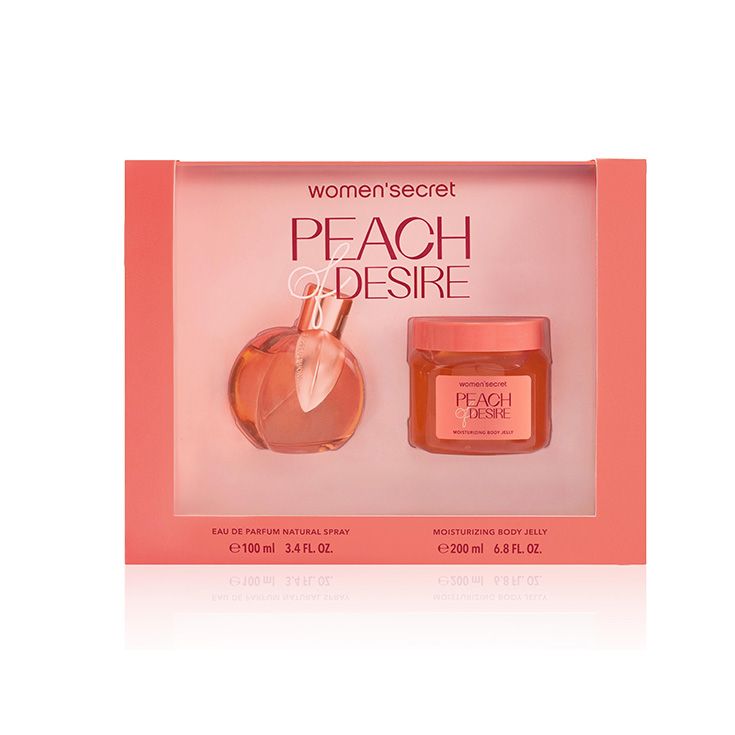 women secret peach of desire eau de parfum 100ml estuche 2 piezas
