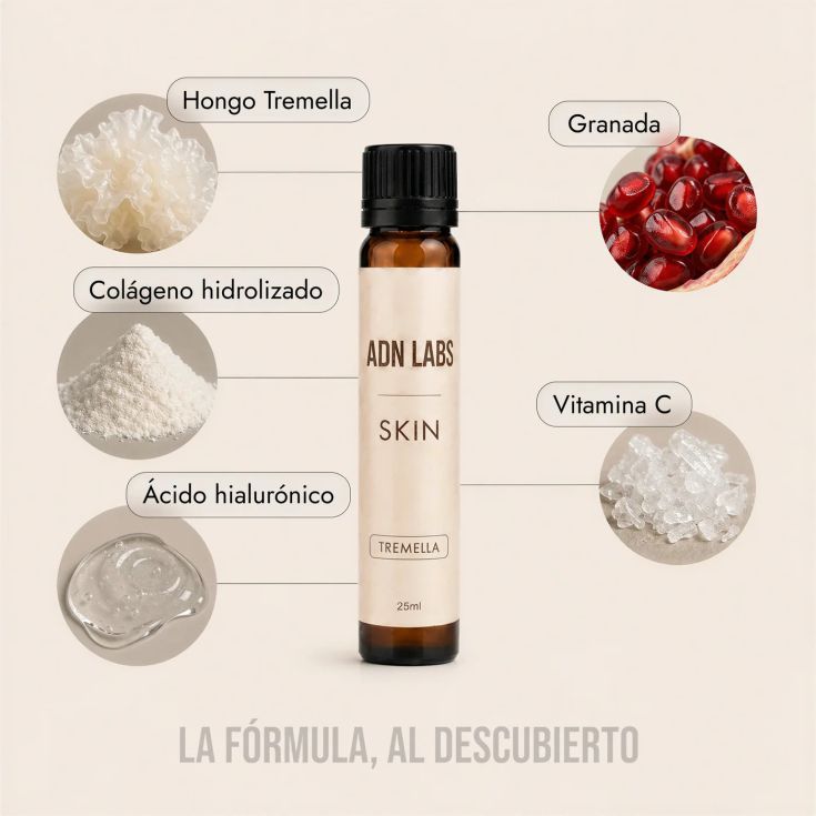 adn labs viales skin tratamiento bebible complemento alimenticio