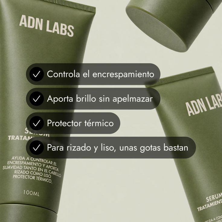 adn labs serum control encrespamiento 100ml