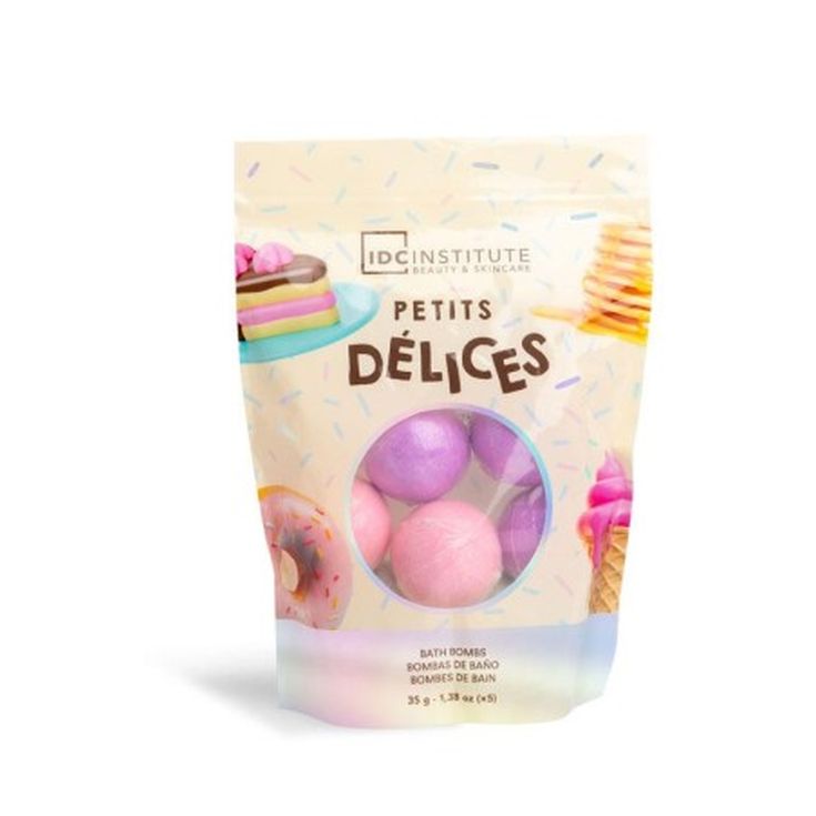 idc institute petits delices bath bombs 5 unidades