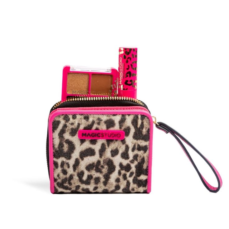 idc magic studio safari monedero + maquillaje