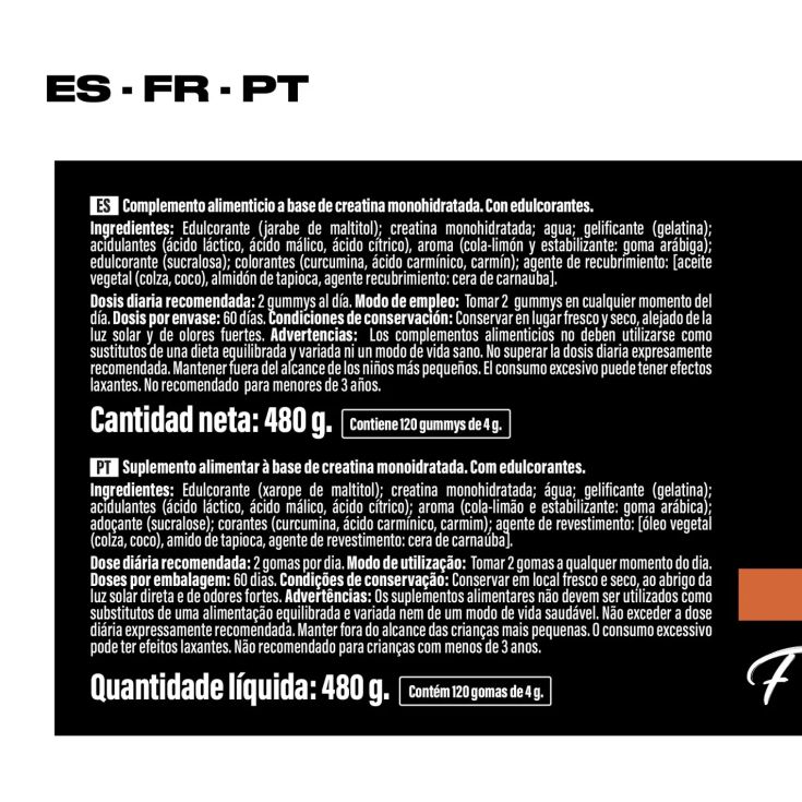 sanon sport creatina 120 gummies