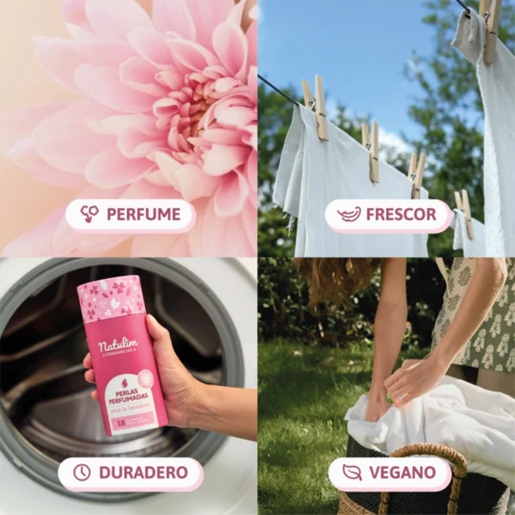 natulim perlas de perfume floral 30 lavados