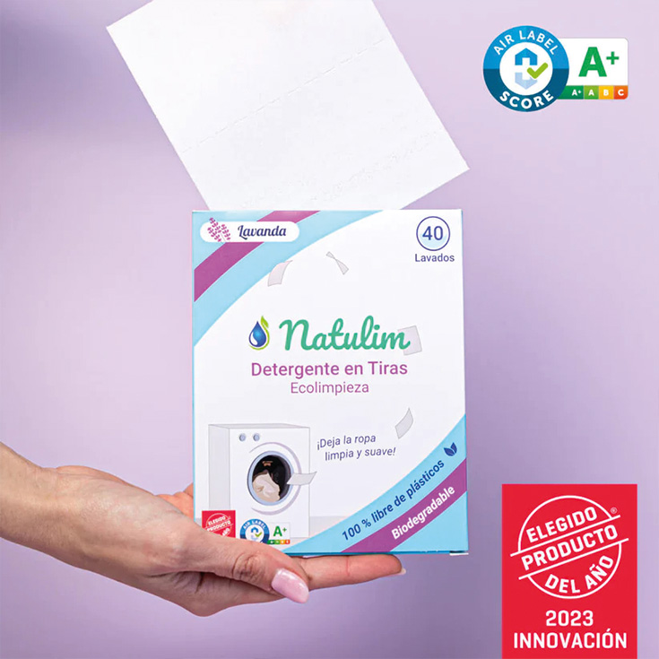 natulim detergente en tiras lavanda 20 lavados