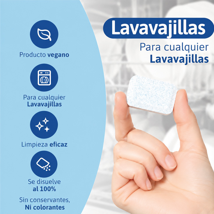 natulim lavavajillas maquina 30 pastillas