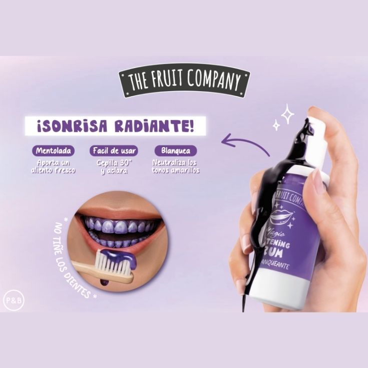 the fruit company serum blanqueante dental 30ml