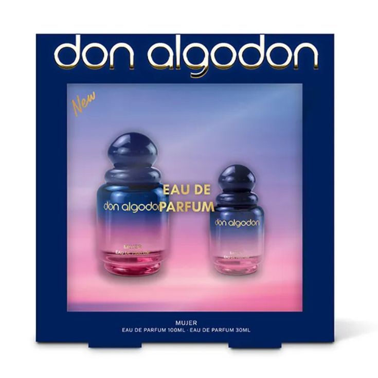 don algodon mujer eau de parfum 100ml cofre 2 piezas