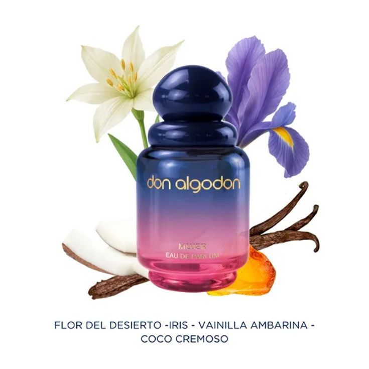 don algodon mujer eau de parfum 100ml cofre 2 piezas