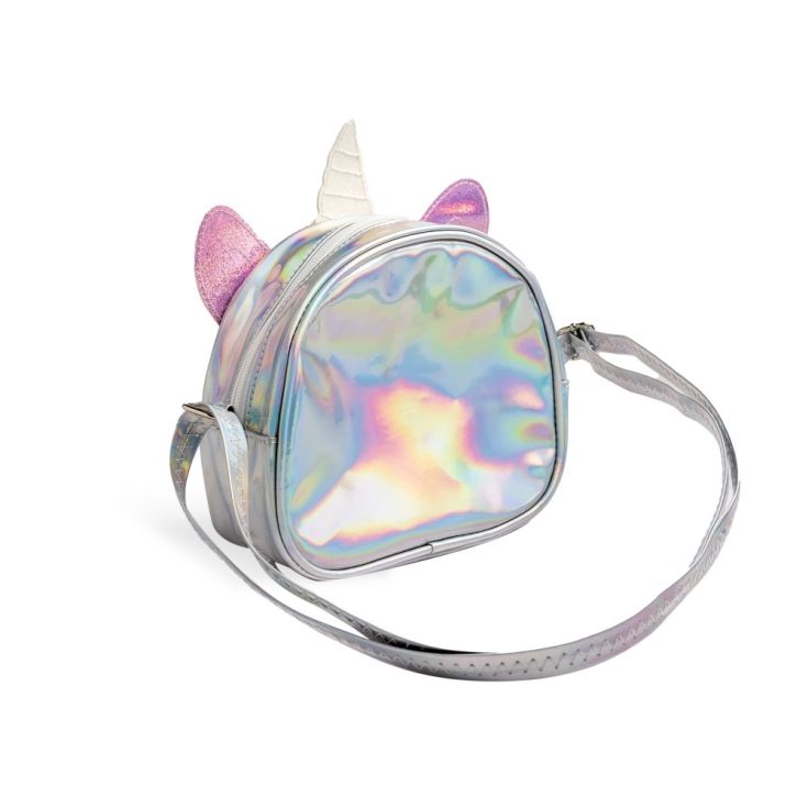 idc martinelia little bolso unicornio plata con maquillaje