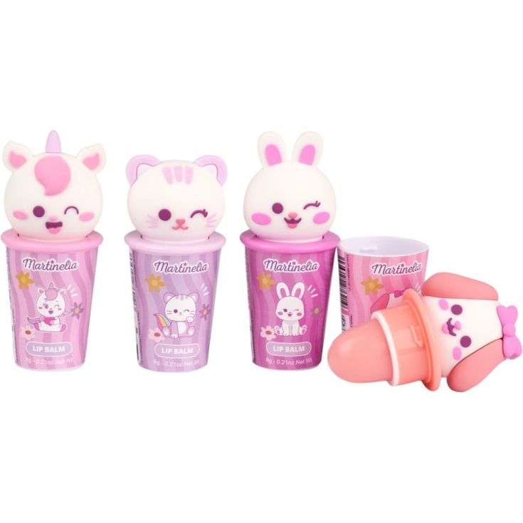 idc martinelia friendly animals lip balm surtido