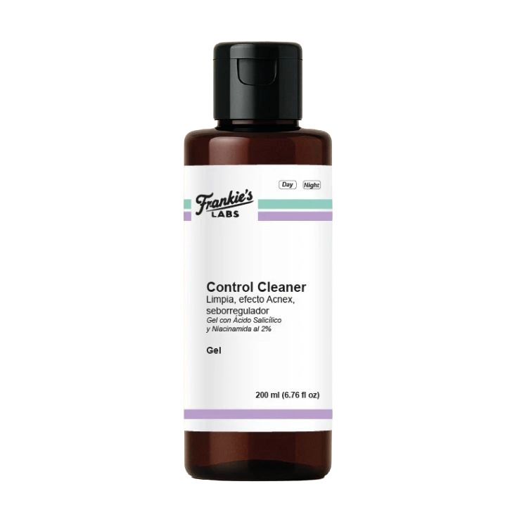 frankie s labs control cleaner gel 200ml todo tipo de piel