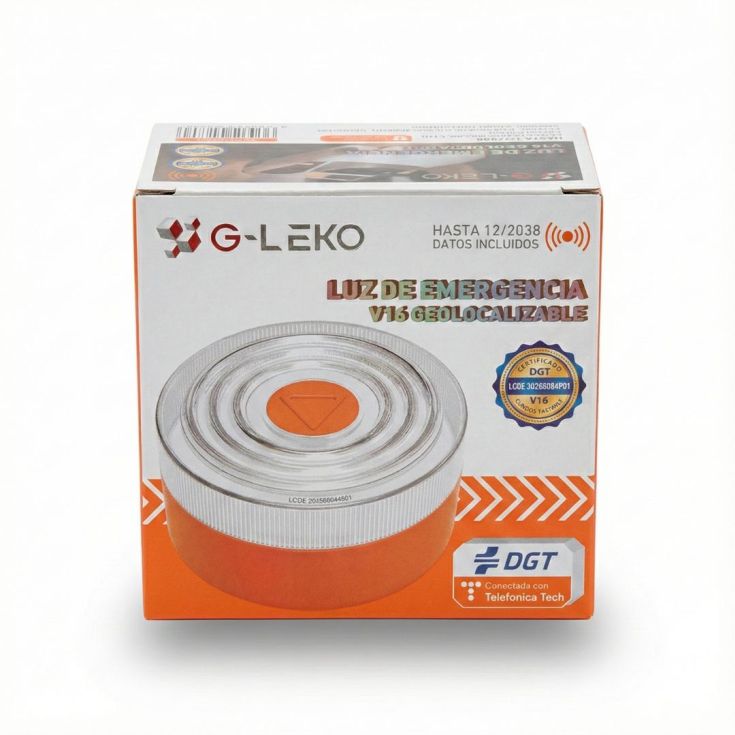 g-leko baliza v16 geolocalizada