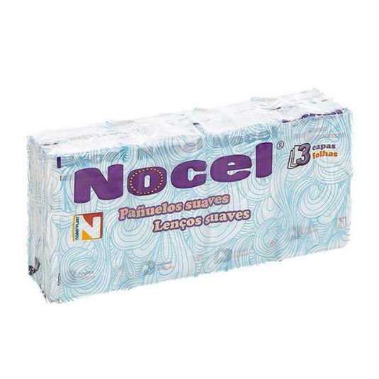 nocel pañuelo blanco 6x8 u.