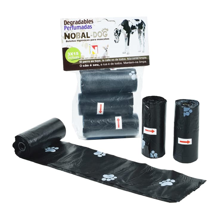 nobal bolsas higienicas mascotas nobal 3x15u 20g