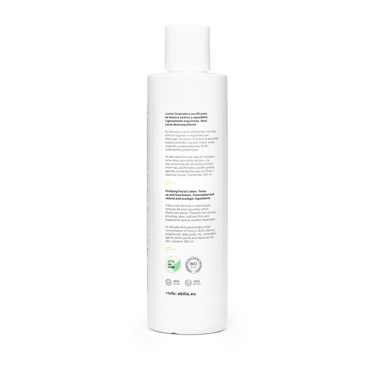 abilia locion limpiadora purificante bio 250ml