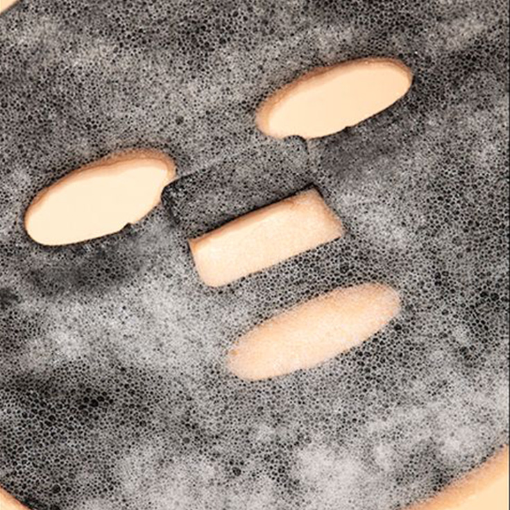 ondo charcoal & yuja bubble mascarilla facial cosmetica coreana