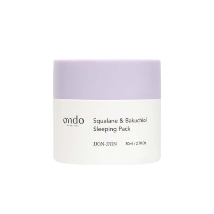 ondo squalane & bakuchiol mascarilla de noche cosmetica coreana 80ml