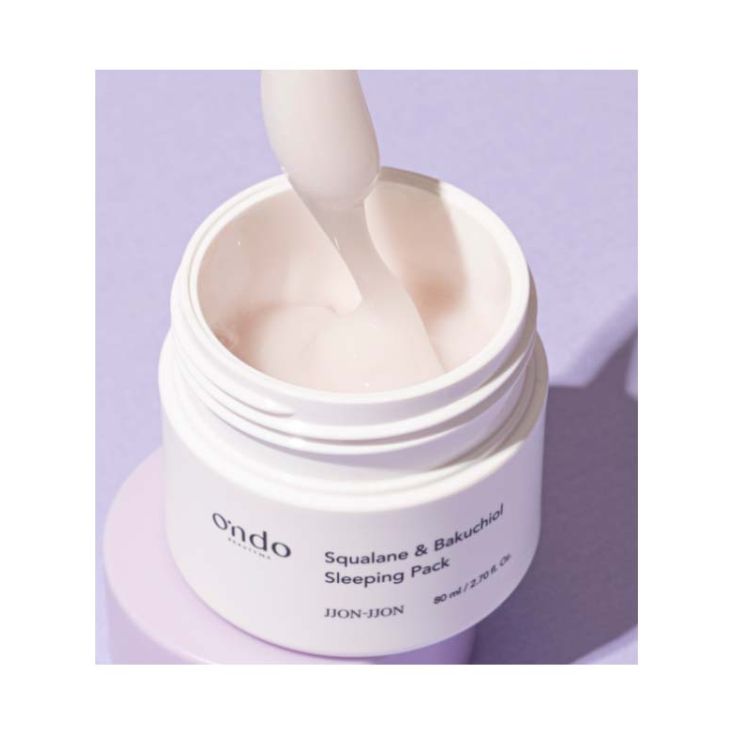 ondo squalane & bakuchiol mascarilla de noche cosmetica coreana 80ml