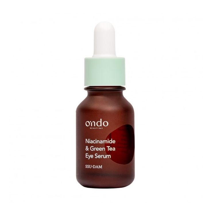 ondo niacinamide & green tea contorno de ojos serum cosmetica coreana 15ml