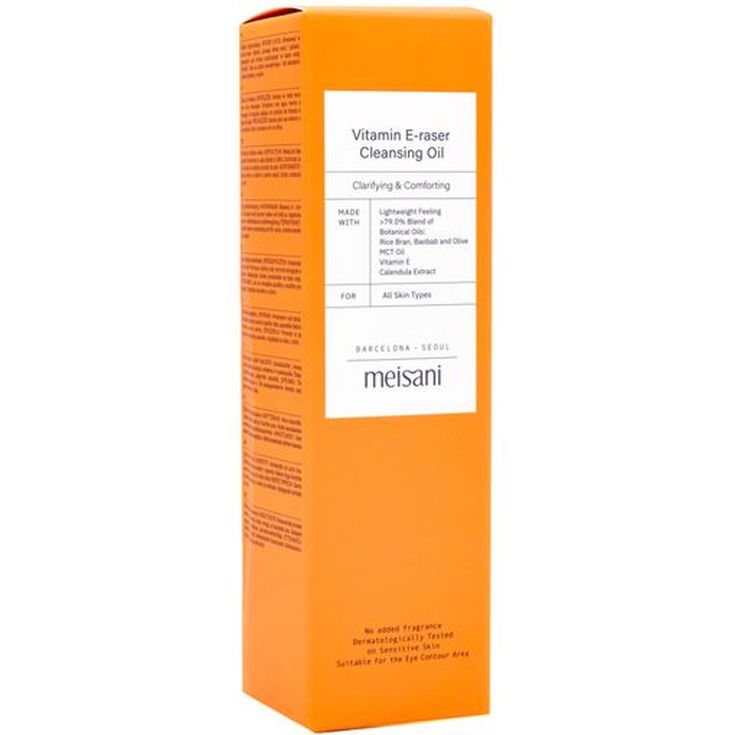 meisani aceite limpiador aclarado y reconfortante vitamina 3 raser cosmetica coreana 150ml 