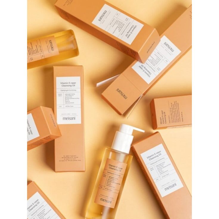 meisani aceite limpiador aclarado y reconfortante vitamina 3 raser cosmetica coreana 150ml 