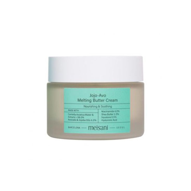 meisani jojo-avo crema hidratante cremosa cosmetica coreana 50ml