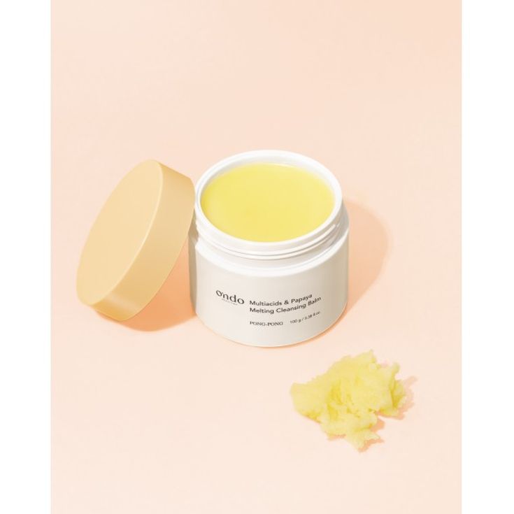 ondo multiacids & papaya balsamo desmaquillante cosmetica coreana 100ml