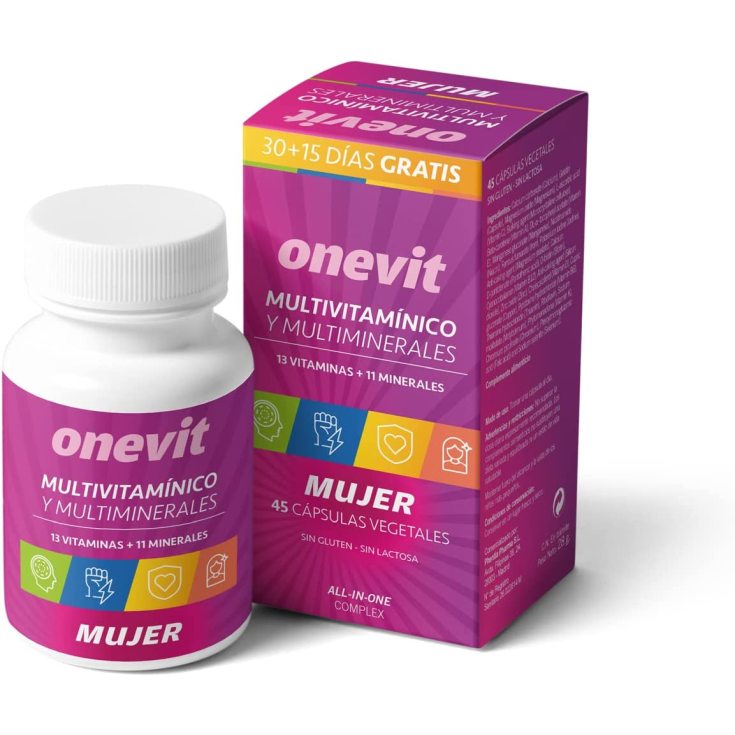 onevit multivitaminico y multiminerales mujer