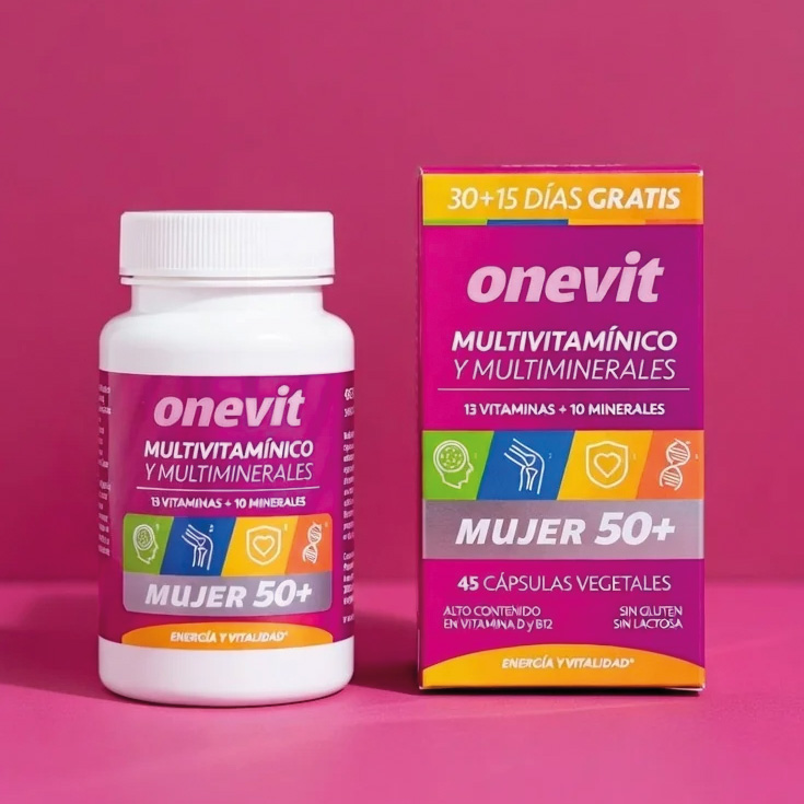 onevit multivitamínico mujer 50+ 45cap