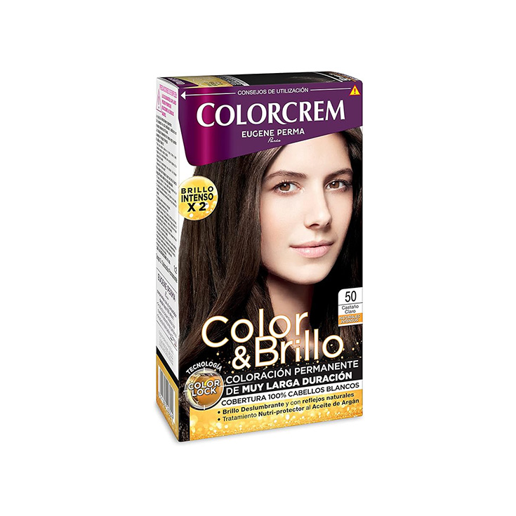 colorcrem color & brillo nº 50 castaño oscuro tinte