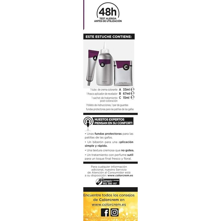 colorcrem tinte color & brillo original 77