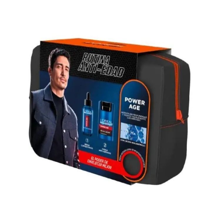 loreal men expert power age anti-edad 50ml cofre 2 piezas loreal men expert power age anti-edad 50ml cofre 2 piezas