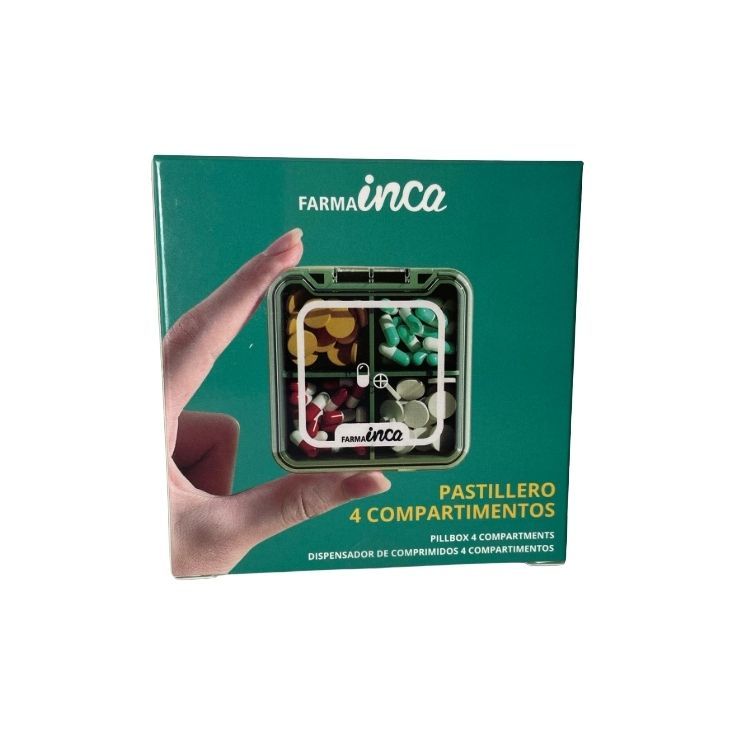 inca pastillero 4 compartimentos