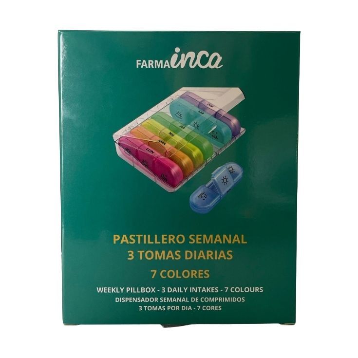 inca set pastillero semanal colores