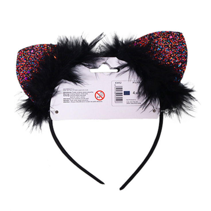 diadema orejitas pelito infantil colores surtidos