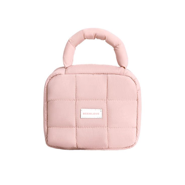 inca neceser con departamentos rosa